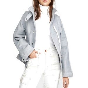 NEW 3.1 PHILLIP LIM DENIM BIKER JACKET